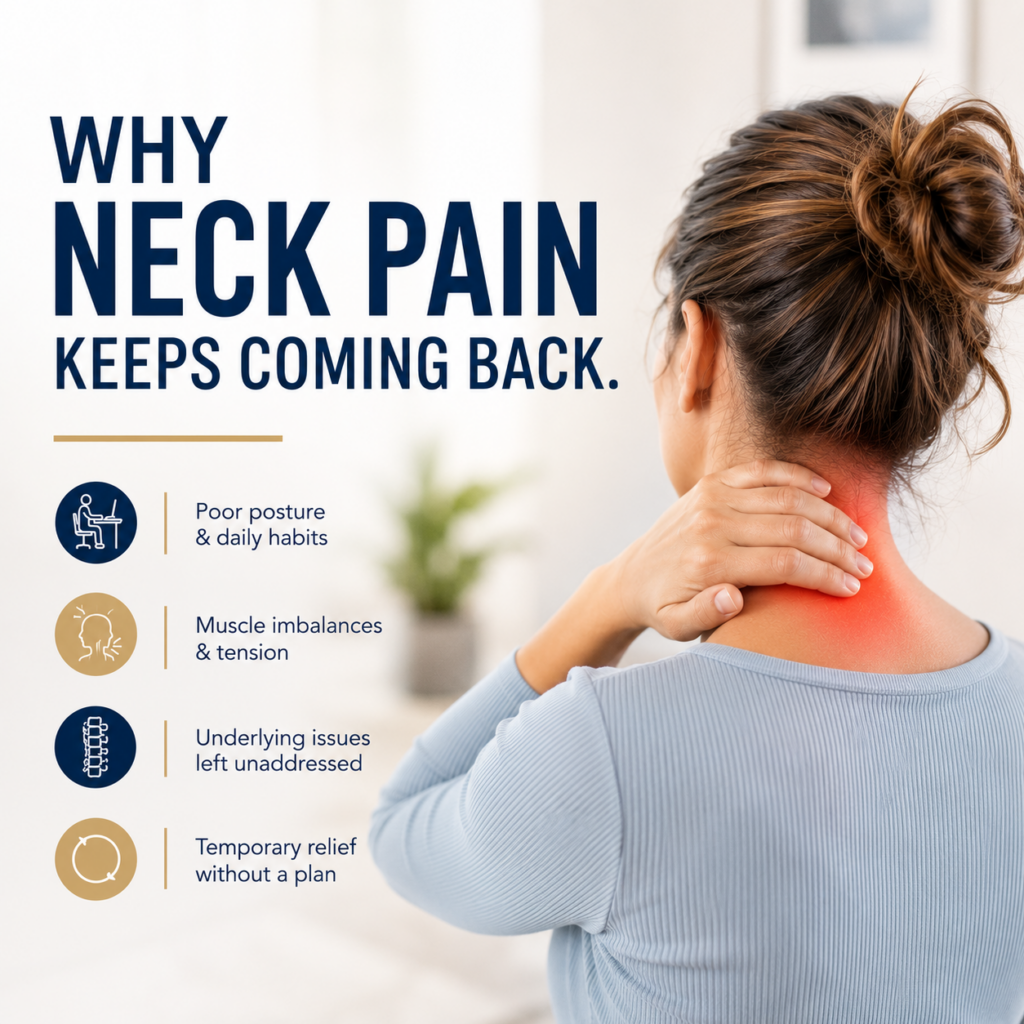 Why neck pain keeps coming back and how to break the cycle
