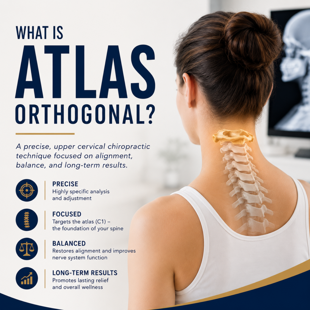 What Atlas Orthogonal upper cervical chiropractic care is